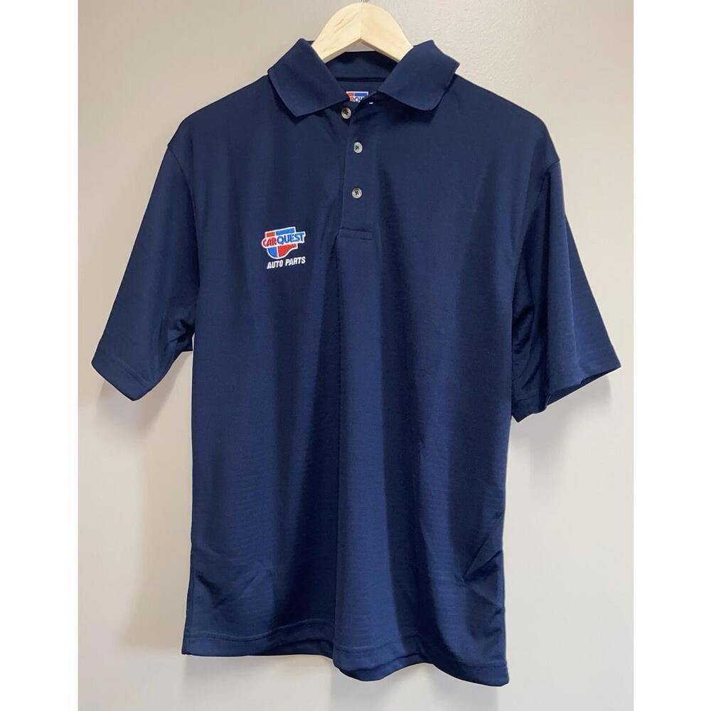Carquest Auto Supply Employee Polo Shirt Men's Medium Blue M